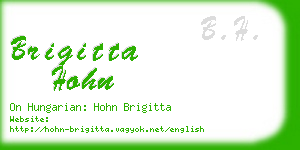 brigitta hohn business card